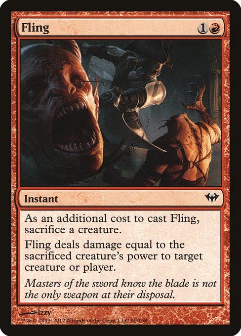 Fling (90) (Foil) - Dark Ascension - Game On