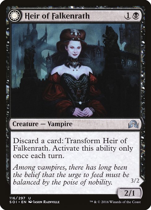 Heir of Falkenrath // Heir to the Night (116) - Shadows over Innistrad - Game On