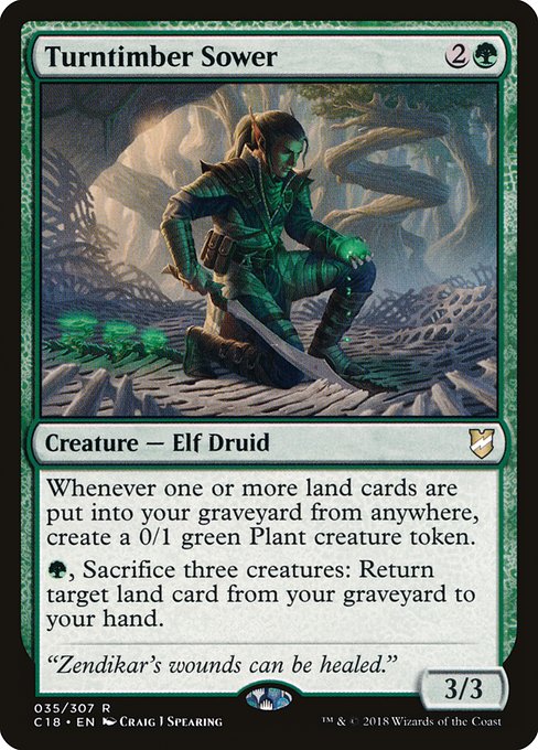 Turntimber Sower (35) - Commander 2018 - Game On