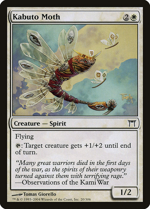 Kabuto Moth (20) (Foil) - Champions of Kamigawa - Game On