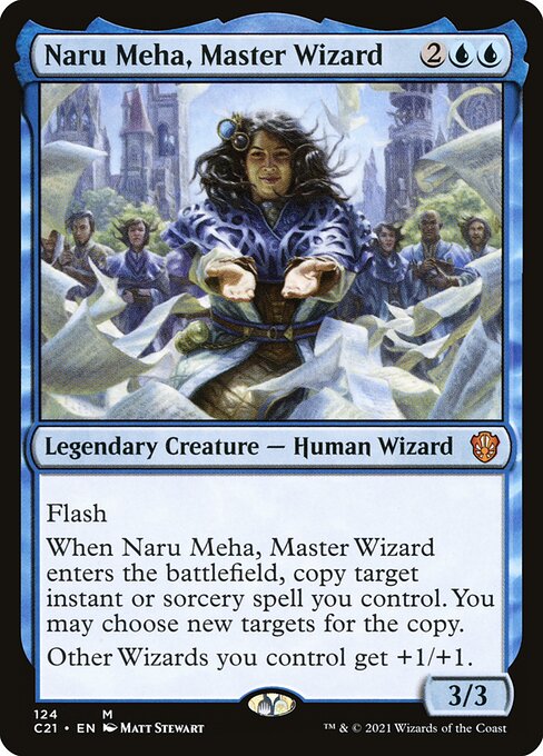 Naru Meha, Master Wizard (124) - Commander 2021 - Game On