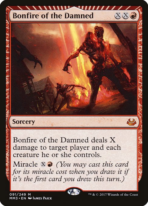 Bonfire of the Damned (91) - Modern Masters 2017 - Game On