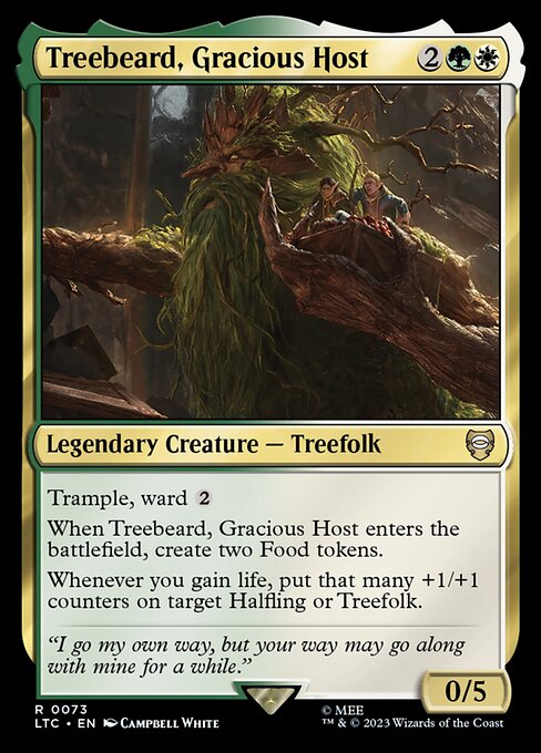 Treebeard, Gracious Host (73) - Tales of Middle-earth Commander - Game On