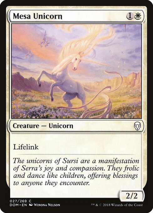 Mesa Unicorn (27) - Dominaria - Game On