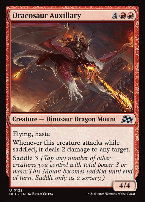 Dracosaur Auxiliary (122) (Foil) - Aetherdrift - Game On