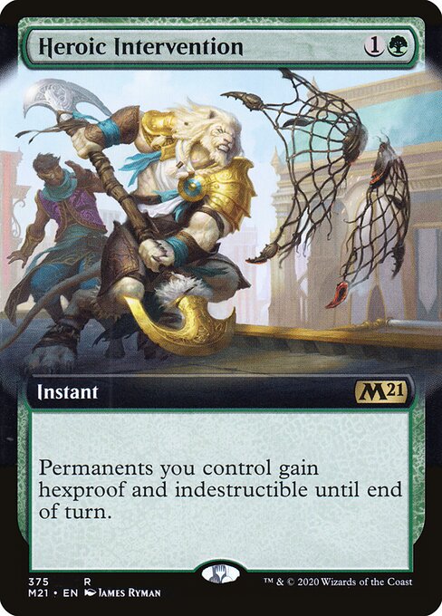 Heroic Intervention (375) - EXTENDED ART - Core Set 2021 - Game On