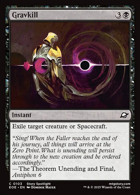 Gravkill (103) (Foil) - Edge of Eternities - Game On