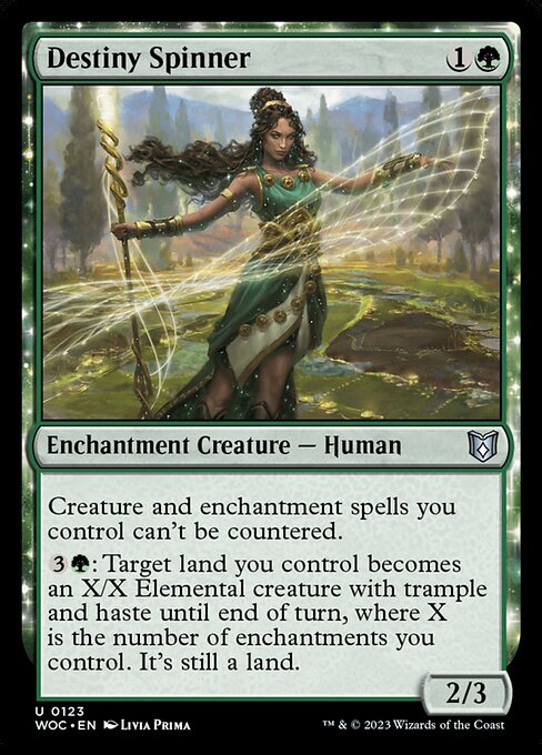 Destiny Spinner (123) - Wilds of Eldraine Commander - Game On