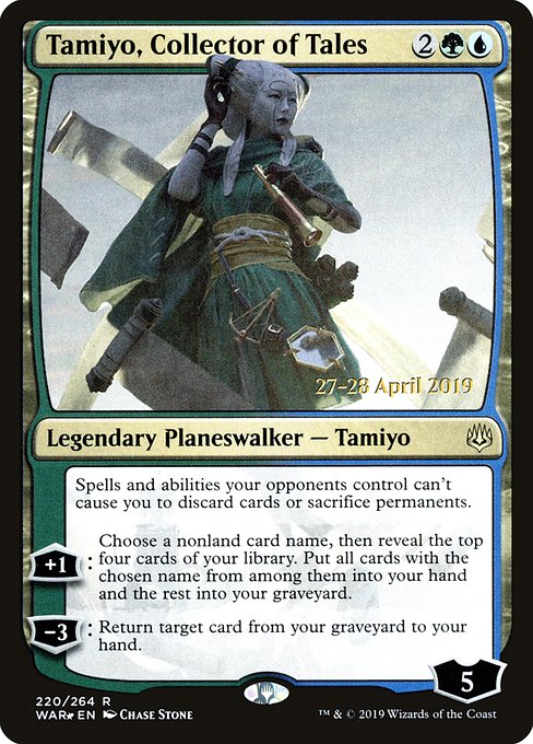 Tamiyo, Collector of Tales (220s) (Foil) - War of the Spark Promos - Game On