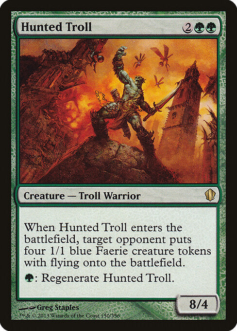 Hunted Troll (150) - Commander 2013 - Game On