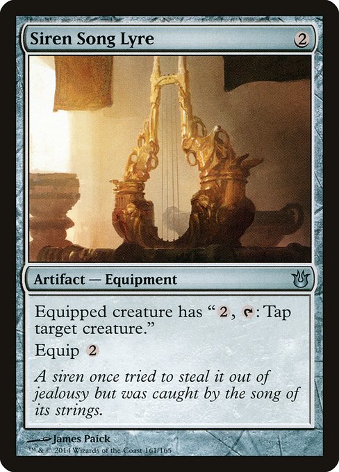 Siren Song Lyre (161) (Foil) - Born of the Gods - Game On