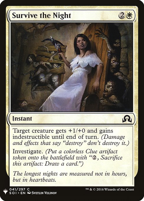 Survive the Night (SOI-41) - The List - Game On