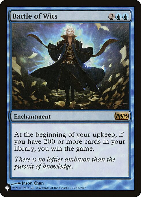 Battle of Wits (M13-44) - The List - Game On