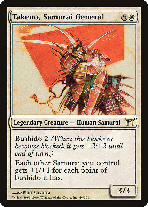 Takeno, Samurai General (46) - Champions of Kamigawa - Game On