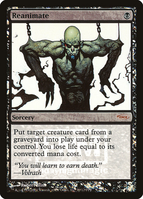 Reanimate (10) (Foil) - Friday Night Magic 2004 - Game On