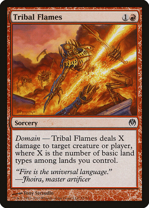 Tribal Flames (51) - Duel Decks: Phyrexia vs. the Coalition - Game On