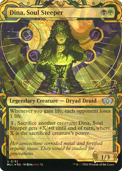 Dina, Soul Steeper (167) - BORDERLESS (Foil) - Multiverse Legends - Game On