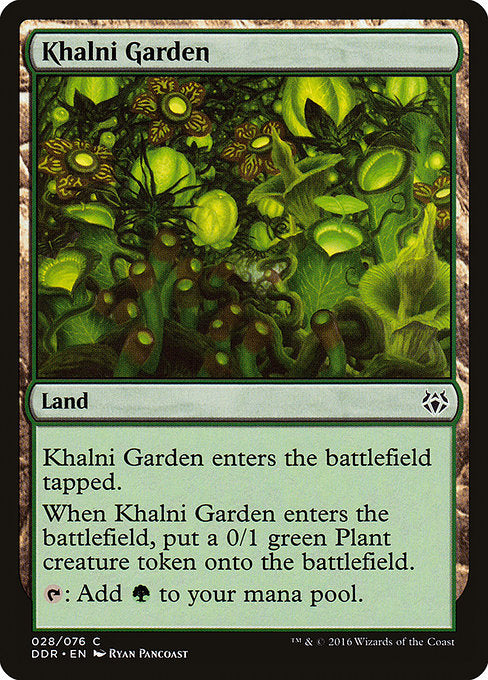 Khalni Garden (28) - Duel Decks: Nissa vs. Ob Nixilis - Game On