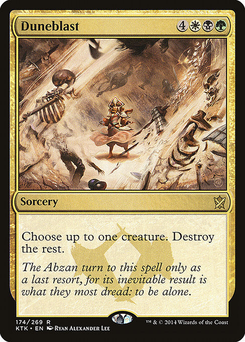 Duneblast (174) (Foil) - Khans of Tarkir - Game On