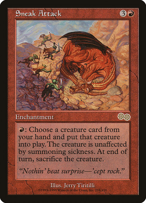 Sneak Attack (218) - Urza's Saga - Game On