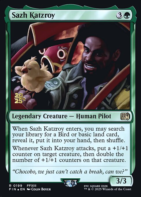 Sazh Katzroy (199s) (Foil) - Final Fantasy Promos - Game On