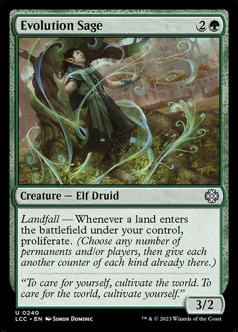 Evolution Sage (240) - The Lost Caverns of Ixalan Commander - Game On