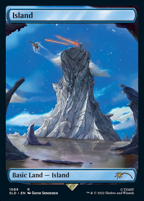 Island (1089) - FULL ART - Secret Lair Drop - Game On