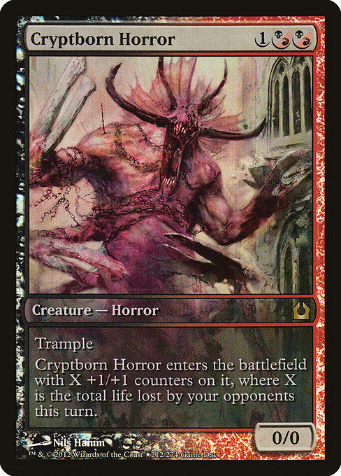 Cryptborn Horror (212) - FULL ART (Foil) - Return to Ravnica Promos - Game On