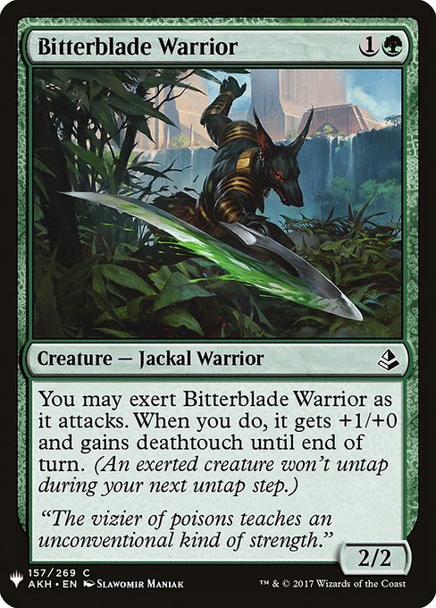 Bitterblade Warrior (AKH-157) - The List - Game On