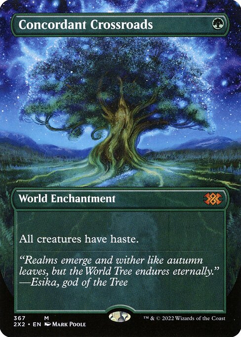 Concordant Crossroads (367) - BORDERLESS - FULL ART - Double Masters 2022 - Game On