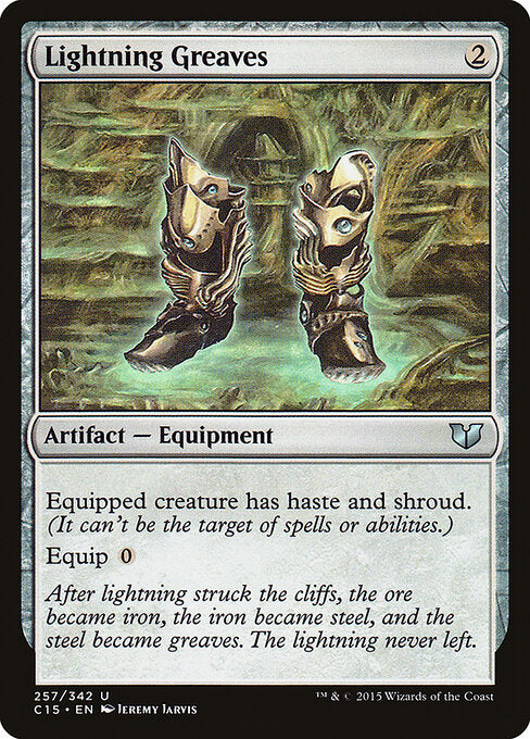 Lightning Greaves (257) - Commander 2015 - Game On