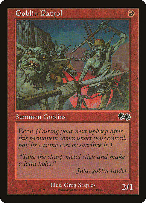 Goblin Patrol (193) - Urza's Saga - Game On