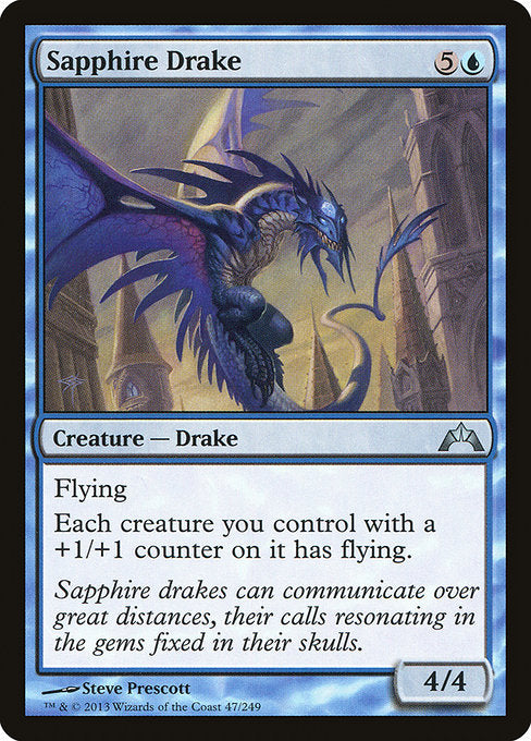 Sapphire Drake (47) (Foil) - Gatecrash - Game On