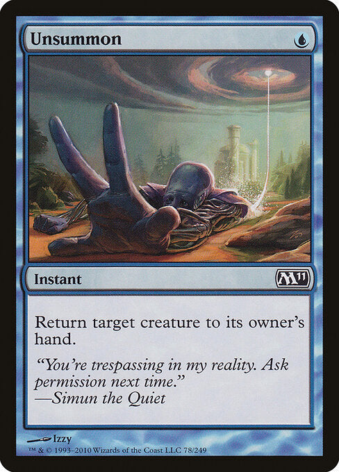 Unsummon (78) (Foil) - Magic 2011 - Game On