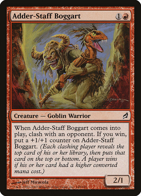 Adder-Staff Boggart (148) - Lorwyn - Game On
