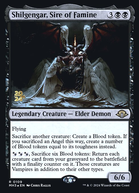 Shilgengar, Sire of Famine (109s) (Foil) - Modern Horizons 3 Promos - Game On