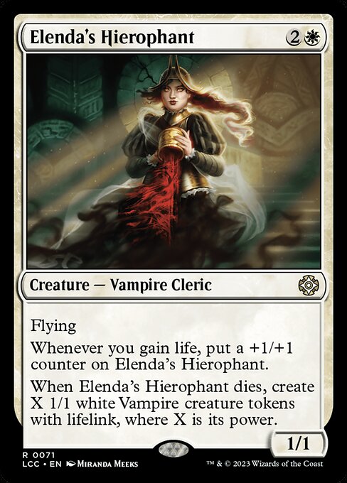 Elenda's Hierophant (71) - The Lost Caverns of Ixalan Commander - Game On