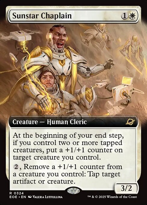 Sunstar Chaplain (324) - EXTENDED ART (Foil) - Edge of Eternities - Game On