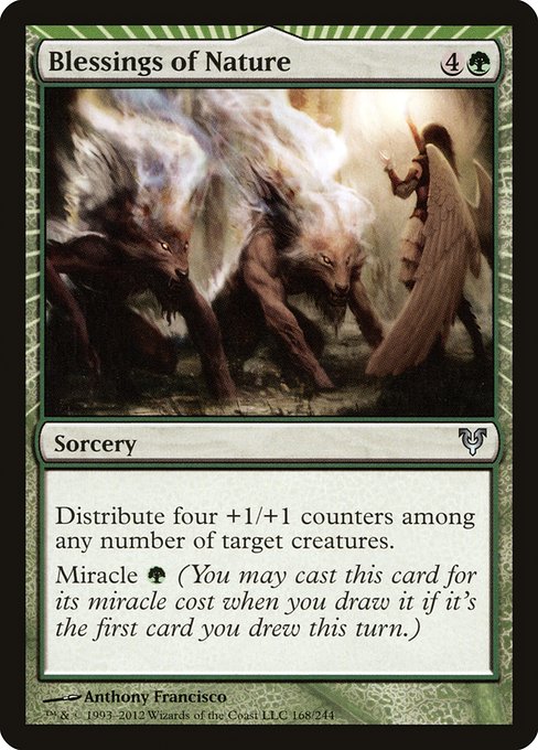 Blessings of Nature (168) (Foil) - Avacyn Restored - Game On
