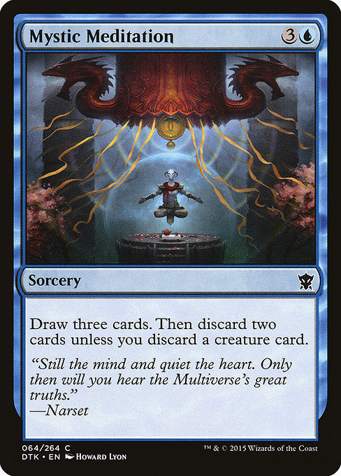 Mystic Meditation (64) (Foil) - Dragons of Tarkir - Game On