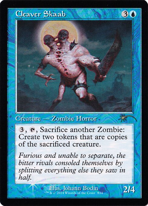 Cleaver Skaab (834) (Foil) - Secret Lair Drop - Game On