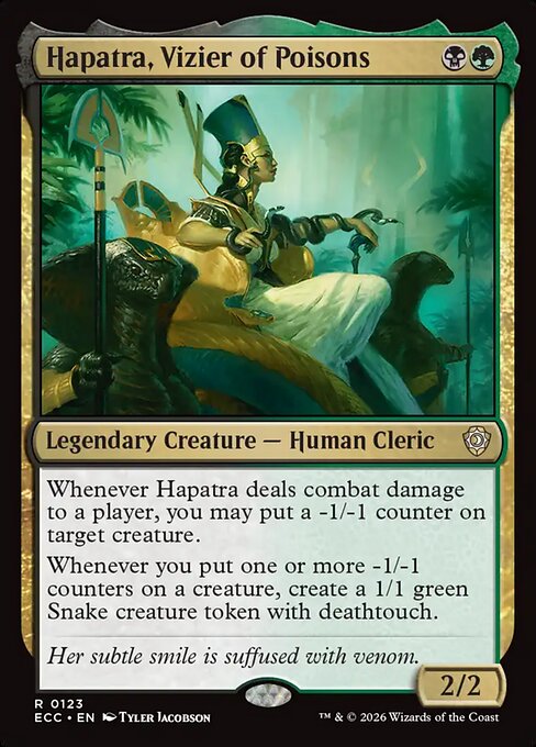 Hapatra, Vizier of Poisons (123) - Lorwyn Eclipsed Commander - Game On