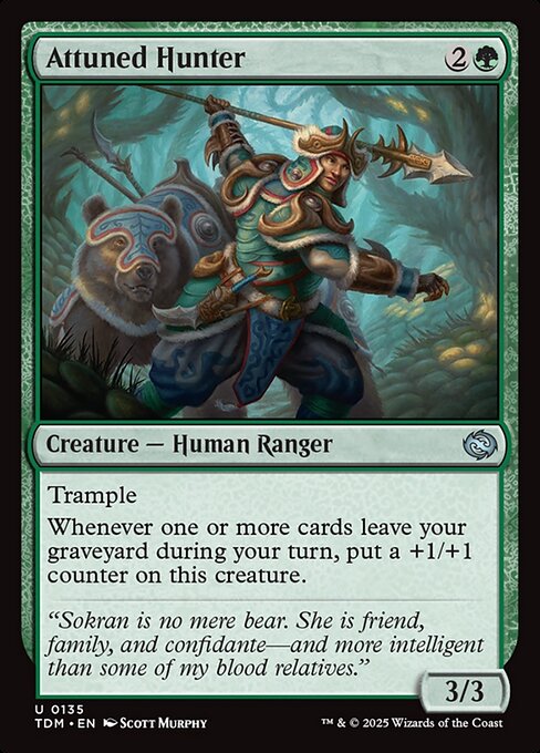Attuned Hunter (135) - Tarkir: Dragonstorm - Game On