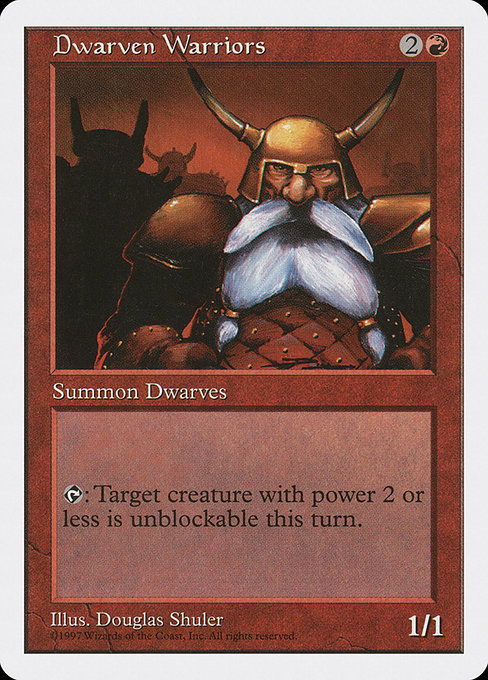 Dwarven Warriors (222) - Fifth Edition - Game On