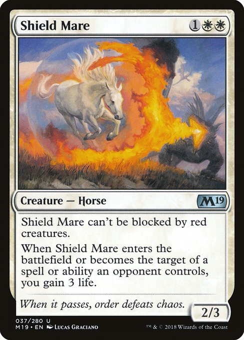 Shield Mare (37) (Foil) - Core Set 2019 - Game On