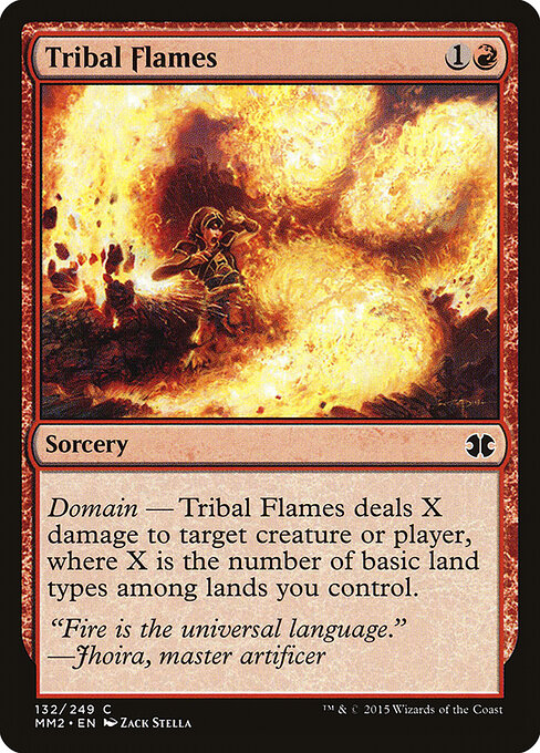 Tribal Flames (132) - Modern Masters 2015 - Game On