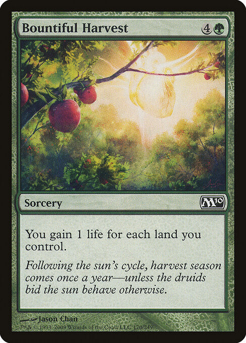 Bountiful Harvest (170) - Magic 2010 - Game On