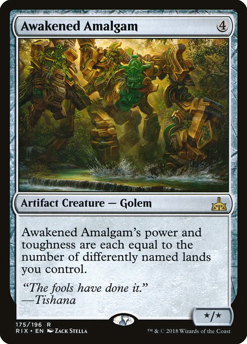 Awakened Amalgam (175) - Rivals of Ixalan - Game On