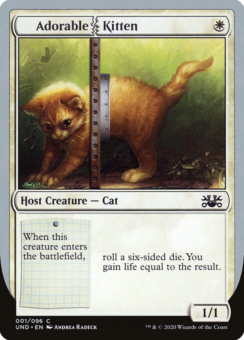 Adorable Kitten (1) - Unsanctioned - Game On