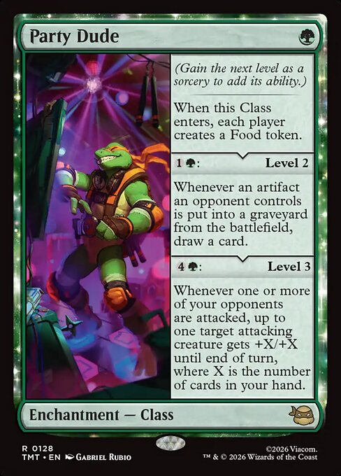 Party Dude (128) (Foil) - Teenage Mutant Ninja Turtles - Game On